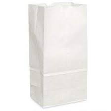 Atlantic - #5 - 5 Lbs White Paper Bag - 500/Pack - Bulk Mart
