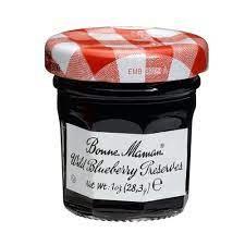 Bonne Maman - Wild Blueberry Jam Mini Jars Kosher - 15 x 1 oz - Bulk Mart