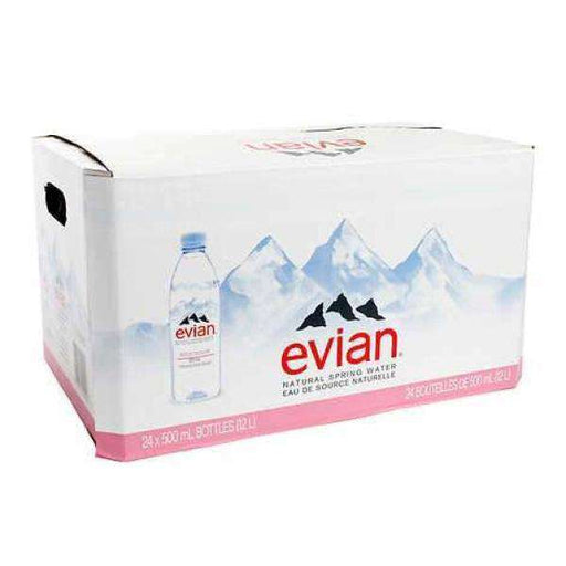 Evian - Natural Spring Water PET - 24 x 500 ml - Bulk Mart