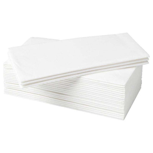 Excelle - 1 Ply White Dinner Napkins 1/8 Fold - 10 x 300/Case - Bulk Mart