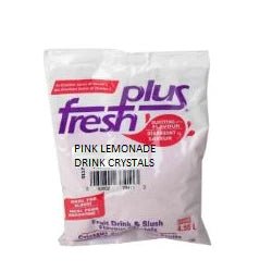 Fresh Plus - Pink Lemonade Drink Crystals - 12 x 450g - Bulk Mart