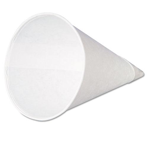 Genpak - 4FB - 4 Oz Paper Cone Cups White - 20 x 200/Case - Bulk Mart