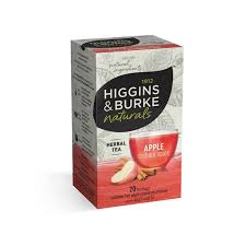 Higgins & Burke - Apple Cinnamon Herbal Tea Bags - 20 Pack - Bulk Mart