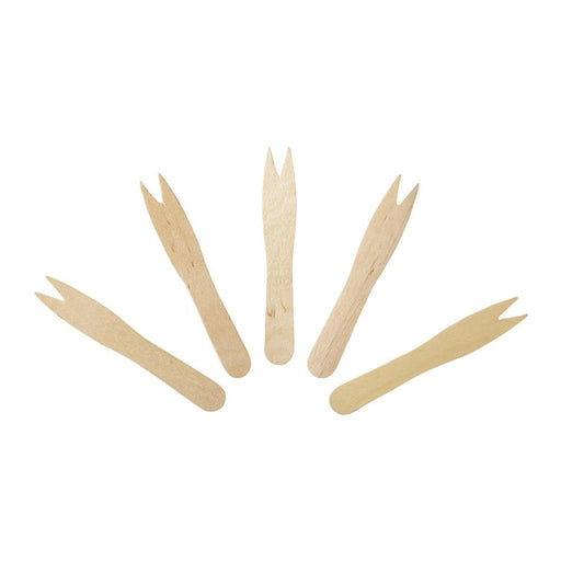 Hy Stix - Wooden Chip Fork - 1000/Pack - Bulk Mart