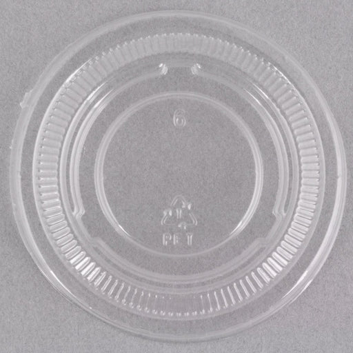 MC - Lids For 2 Oz Plastic Portion Cup Clear - 2500/Case - Bulk Mart