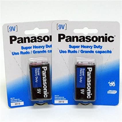 Panasonic - Super Heavy Duty 9 Volt Batteries - Each - Bulk Mart