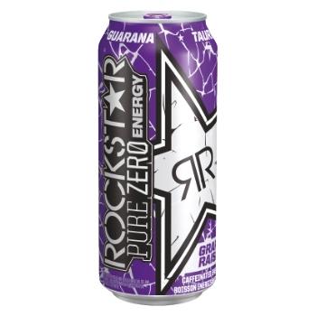 Rockstar - Pure Zero Grape - 12 x 473 ml - Bulk Mart
