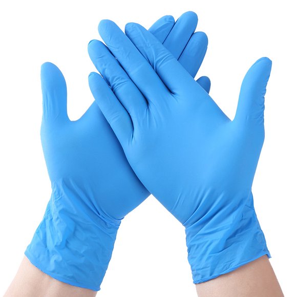 Safety Zone - Nitrile Gloves Large Powder Free Blue - 100 / Pack - Bulk Mart