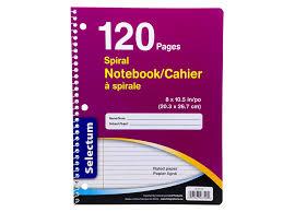 Selectum - Coil Notebook 120 Pages 8"x10.5" - Each - Bulk Mart