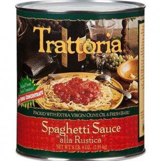 Stanislaus Trattoria - Spaghetti Sauce "Alla Rustica" - 6 x 100 oz - Bulk Mart