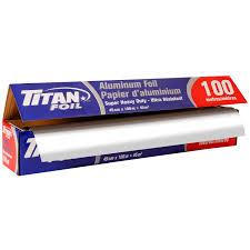 Titan - 18" Heavy Duty Aluminum Foil Roll 18" x 100M - Each - Bulk Mart