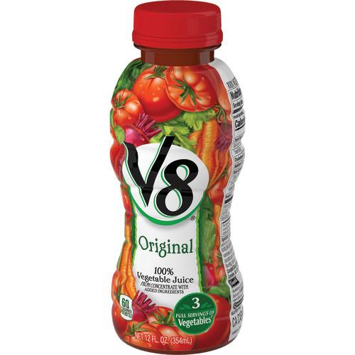 V8 - Original Vegetable Juice Plastic Bottle - 12 × 354 ml - Bulk Mart