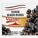 Vesuvio - Sliced Black Olives - 6 x 2.84 L - Bulk Mart