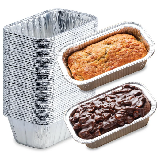 DURA - 1.5 Lbs Foil Loaf Pans Aluminum Cake Pan - 125/Pack