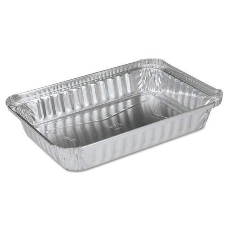 DURA - 1.5 Lbs Oblong Aluminum Container Shallow - 125/Pack