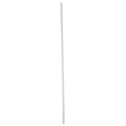 10 Inch Regular Straws White Unwrapped 11500 - 9 x 500