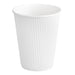 12 Oz Ripple Wall Hot Paper Cup White