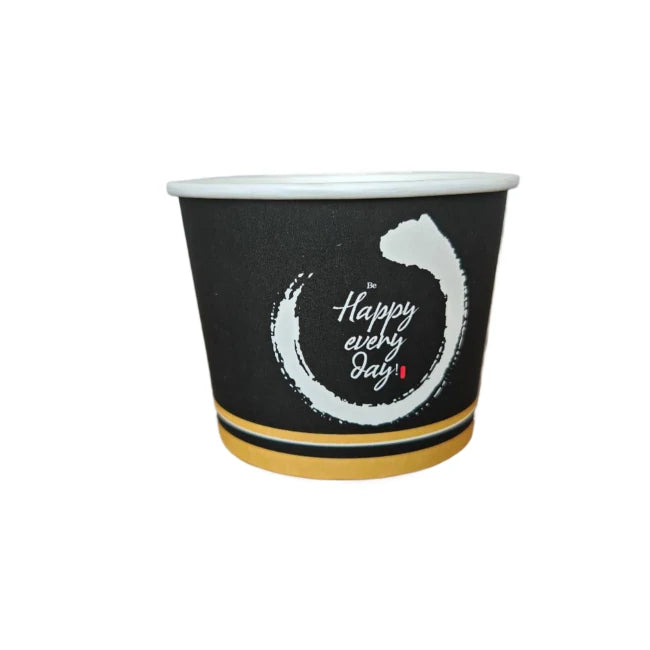 DURA - 24 oz Printed Paper Soup Container - 500/Case