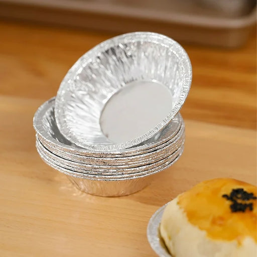 3" Round Aluminum Foil Tart Shell - 250/Pack