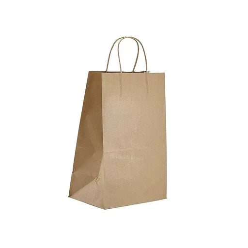 small size brown Paper Bag With Handle 