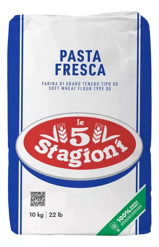 5 Stagioni - Pasta Fresca Soft Wheat Flour Type 00 - 10 Kg