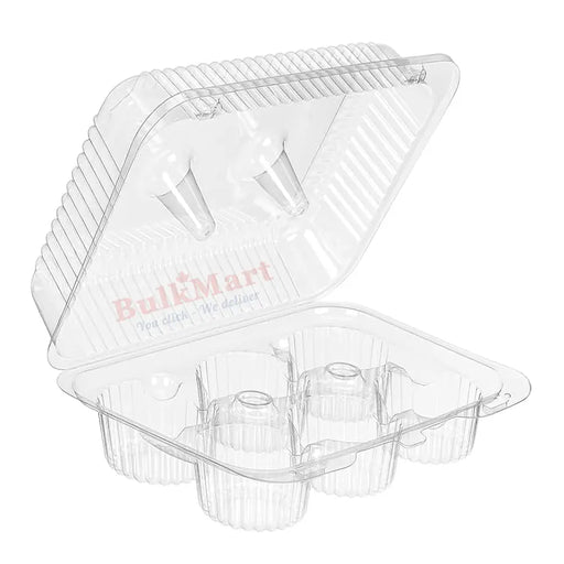 6 High Top Cupcake Muffin Container OPS