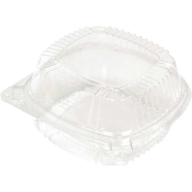 6" Clear Hinged Container 20 Oz, 500/Case