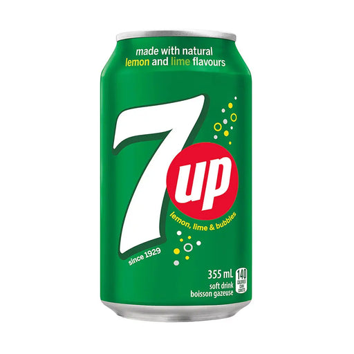 7Up - Regular Soda Soft Drink - 12 x 355 ml