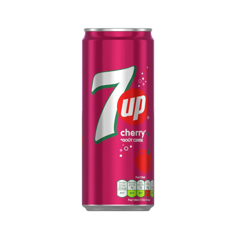 7Up Cherry Soda 24 x 330 ml