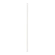 8 Inch Super Jumbo Straw White Unwrapped 031100 - 9 x 150