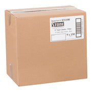 8 Inch Super Jumbo Straw White Unwrapped 031100 - 9 x 150