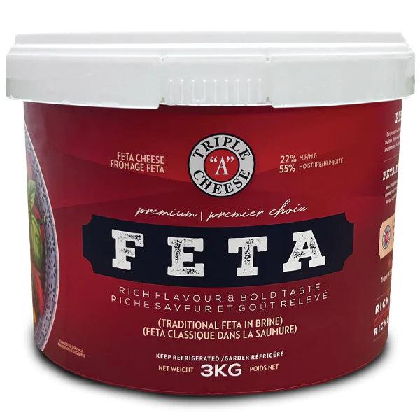 AAA - Feta Hard Cheese - 3 Kg