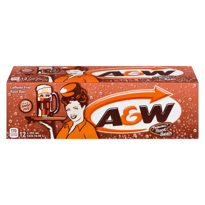 a&w root beer 12 x 355 ml cans
