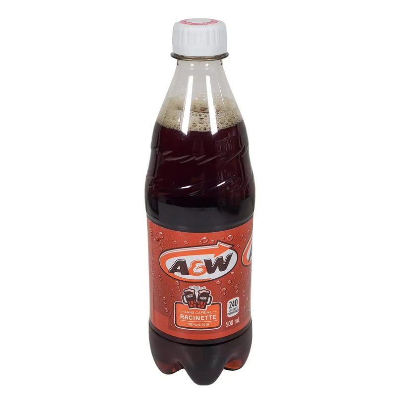 A&W Root Beer 500 ml Plastic bottle