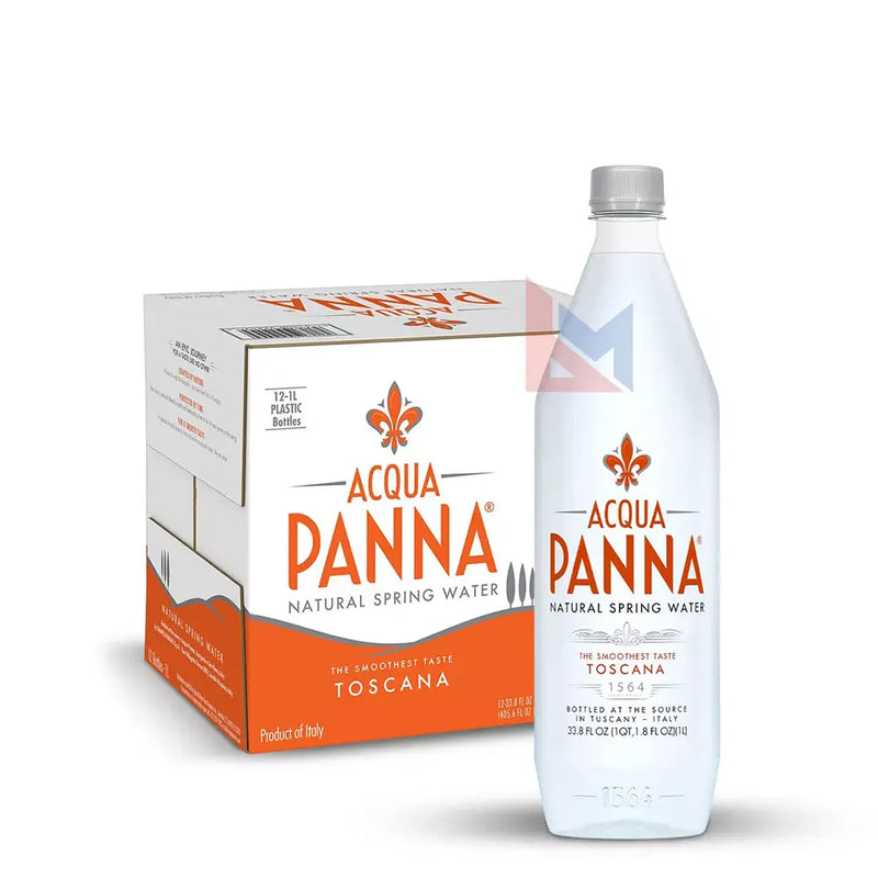 Acqua Panna - Natural Spring Water Plastic Bottle - 12 x 1 L