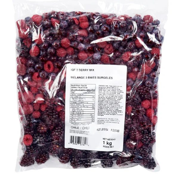 Alasko - IQF 3 Berry Mix 00780 - 5 x 1 Kg