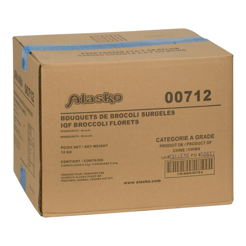 Alasko - IQF Broccoli Florets 00712 - 2 Kg