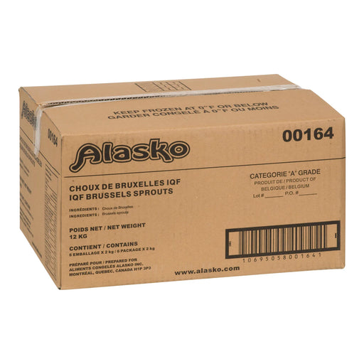 Alasko - IQF Brussels Sprouts 00164 - 6 x 2 Kg