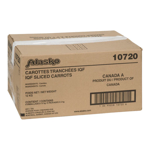 Alasko - IQF Carrots Sliced 10720 - 12 Kg