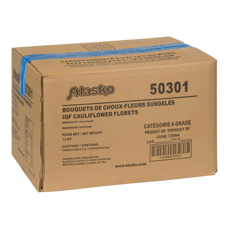 Alasko - IQF Cauliflower Florets 50301  - 2 Kg