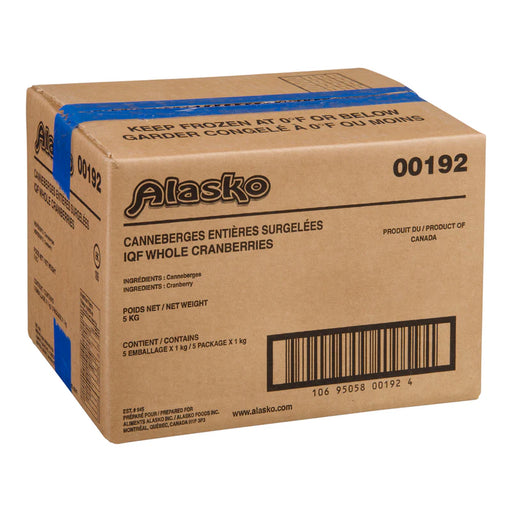 Alasko - IQF Cranberries Whole 00192 - 5 Kg