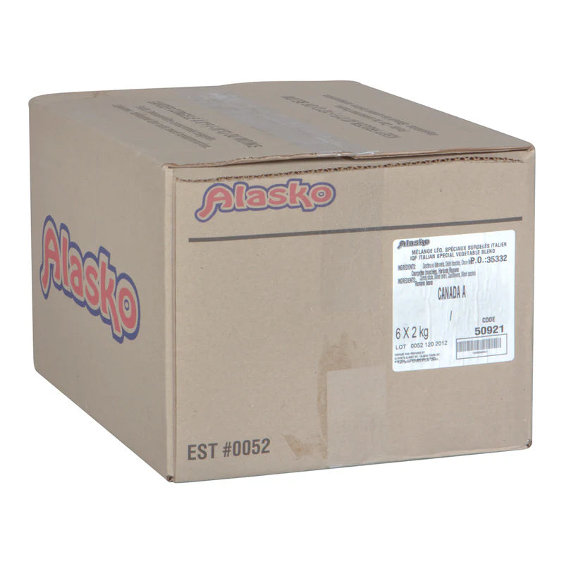 Alasko - IQF Italian Mix Vegetables 50921 - 6 x 2 Kg