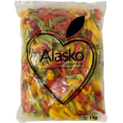 Alasko - IQF Mixed Peppers Red, Yellow, Green 00760 - 10 x 1 Kg