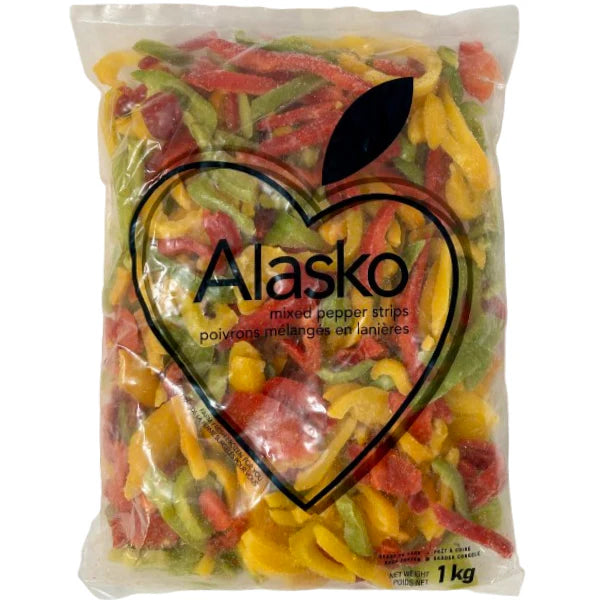 Alasko - IQF Mixed Pepper Strips 00760 - 1 Kg