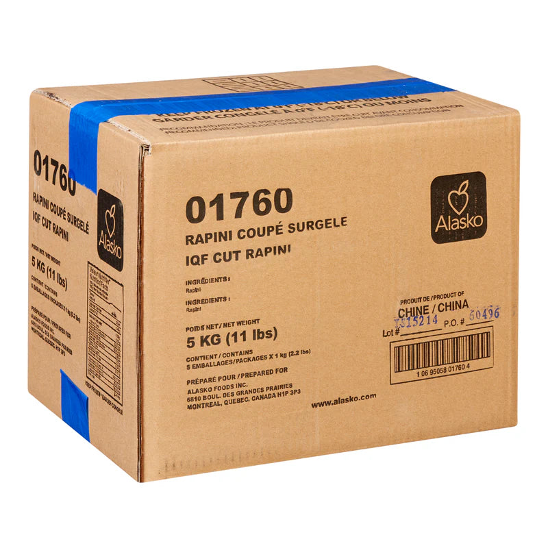 Alasko - IQF Rapini Cut 001760 - 5 Kg
