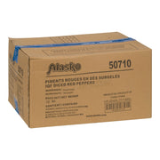 Alasko - IQF Red Pepper Diced 50710 - 6 x 2 Kg