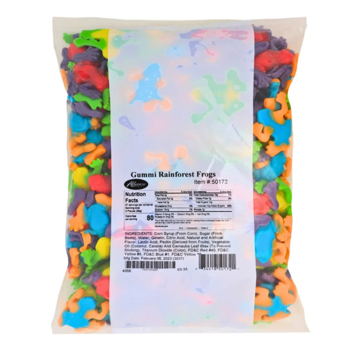 Albanese - Rainforest Gummi Frogs Bulk - 4 x 5 Lbs