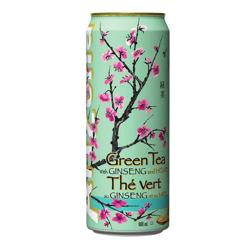 Arizona  - Green Tea with Ginseng and Honey - 24 x 680 ml