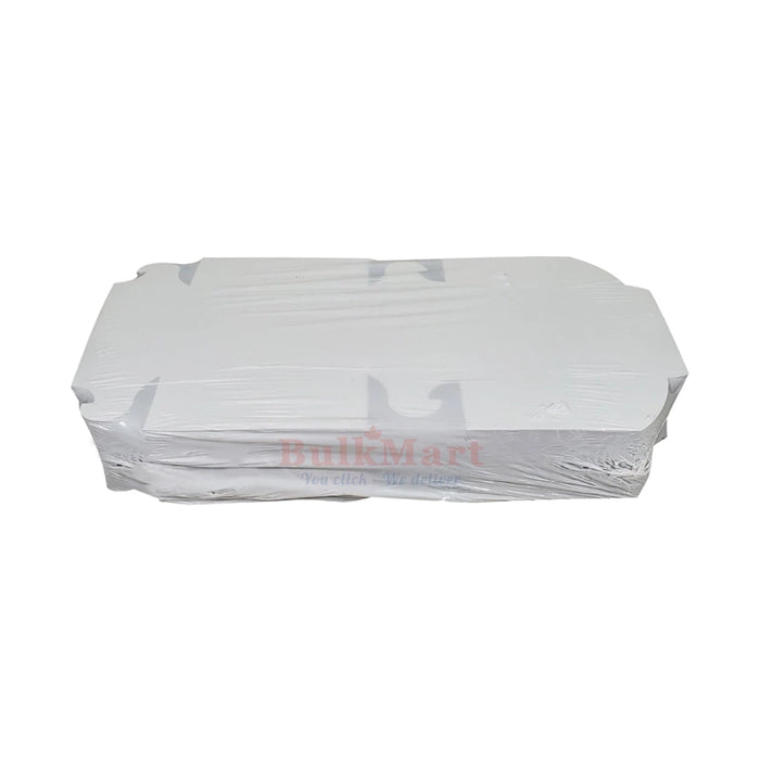 E.B. Box - Cake Box 10" x 10" x 3.5" White - 100/Pack
