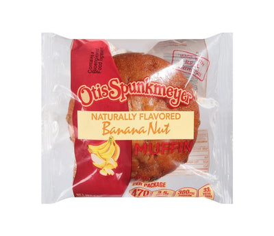 Banana Nut Muffins Individually Wrapped - 24 x 4 Oz